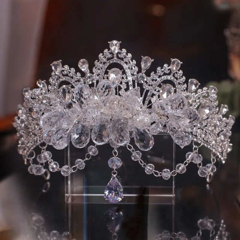 Nouvelle couronne coiffure robe de mariée mariée Baroque atmosphère couronne cheveux accessoires principales robe de mariée accessoires