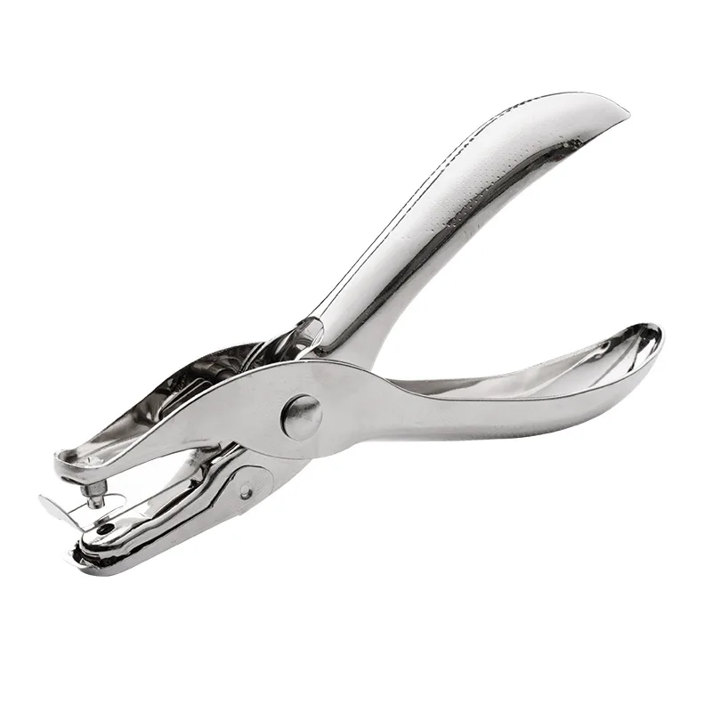 Dziurkacz pojedynczy 3 mm/6 mm, ręczny dziurkacz metalowy do szkolnych artykułów papierniczych, materiałów biurowych, narzędzi rzemieślniczych