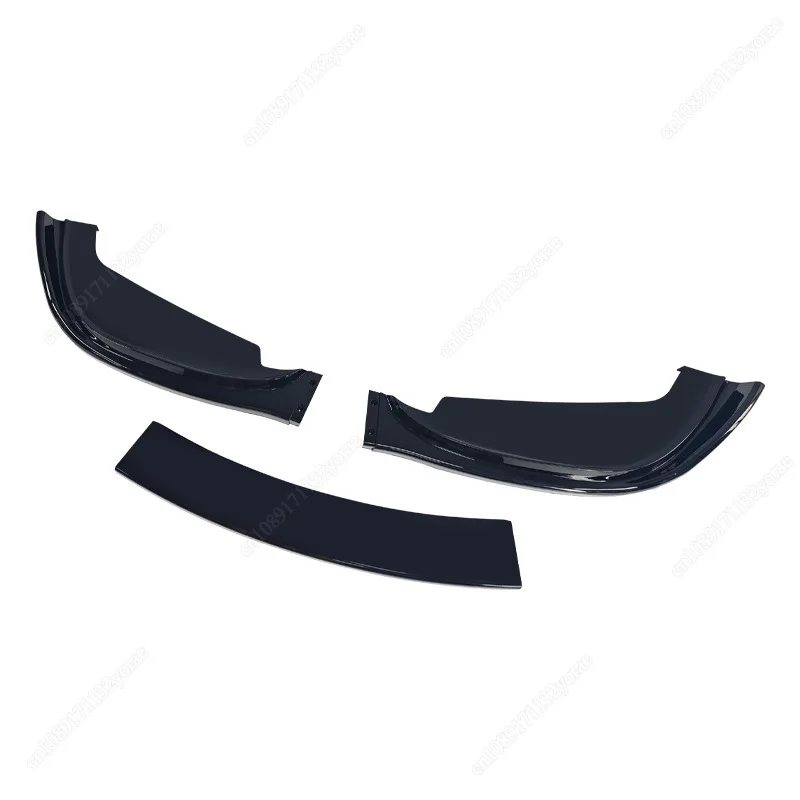 For BMW E46 M3 Coupe/Cabrio 2001-2006 Car Front Bumper Lip Spoiler Splitter Diffuser Canards ABS Gloss Black Bodykits Tuning view 6