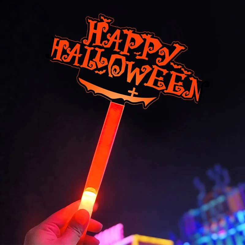 

10pcs-Customized 7Colors Changeable OEM Cheering LightStick For Halloween Lights Party Decoration