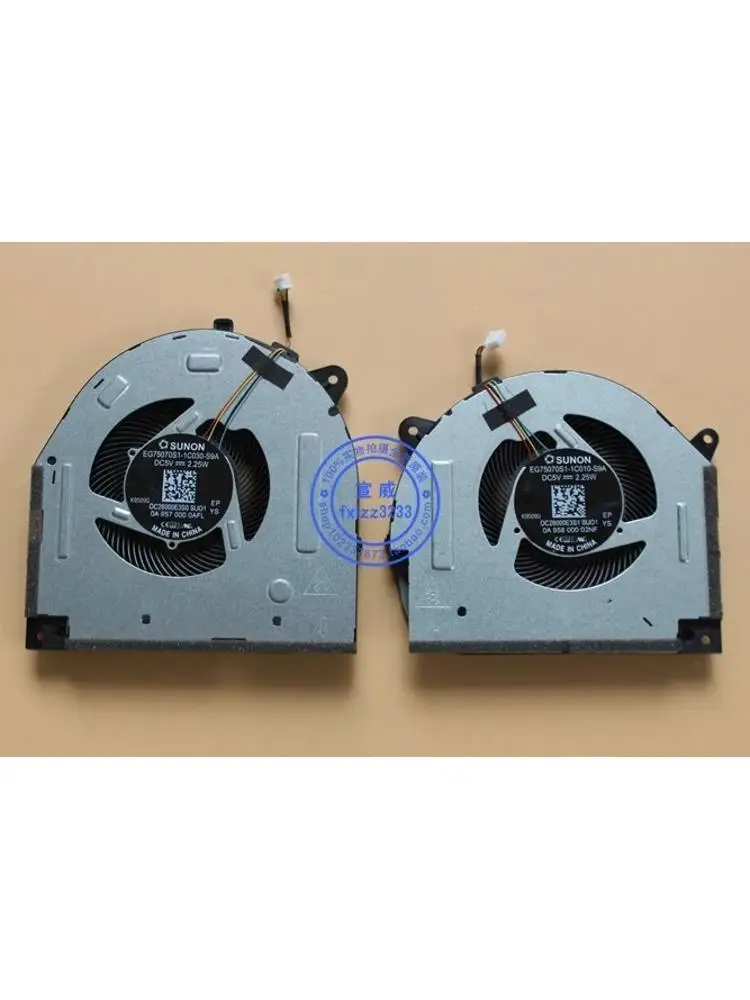 Wentylator procesora GPU dla Lenovo LEGION 2019 Y7000 Y540 GTX1660Ti EG75070S1-1C030-S9A EG75070S1-1C010-S9A DFS5M325063B11 FLGA — zdjęcie produktu 4