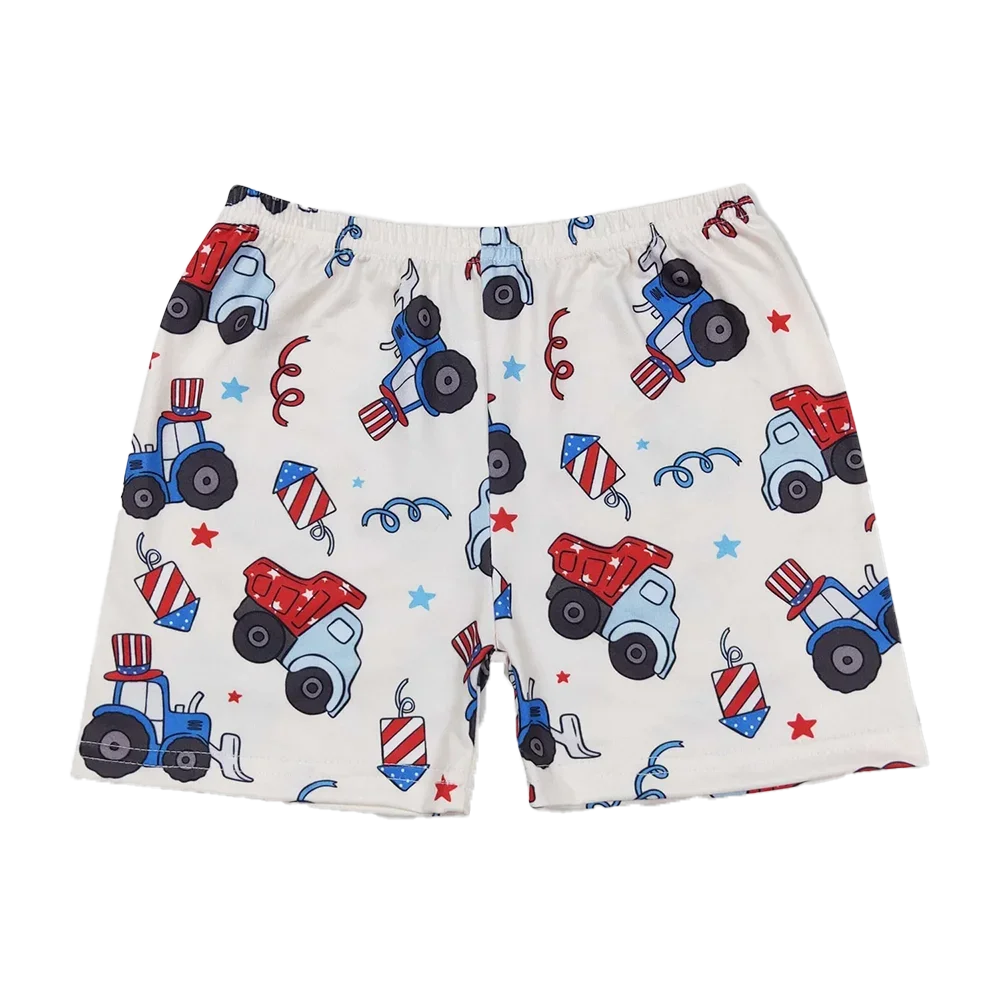 

SS0257 Baby Boys Summer Shorts Baby Boys 4th Of July Cars Bottoms Shorts