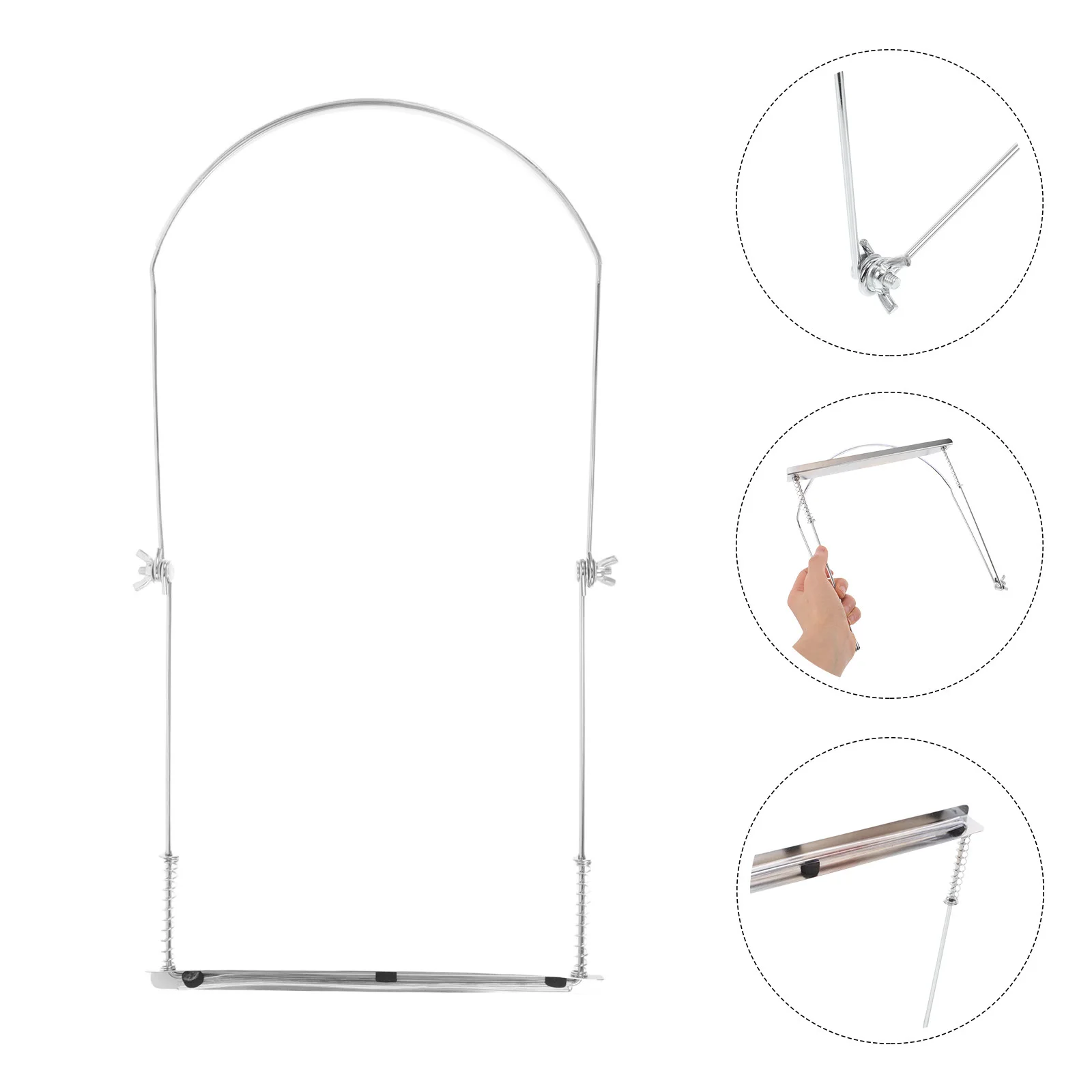 

-Hole Harmonica Adjustable Metal Neck Holder Stand Multifunctional Performance Rack Harmonica Storage