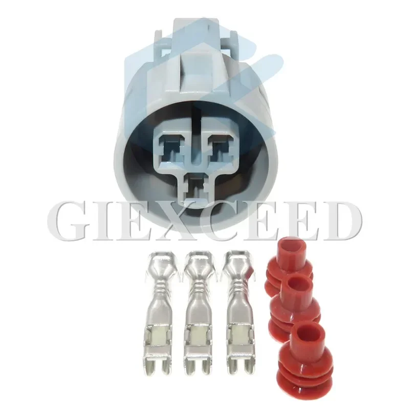 2 Sets 3 Pin AC Assembly 6187-3901 Waterproof Female Automotive Sealed Plug Auto Cable Connector Socket