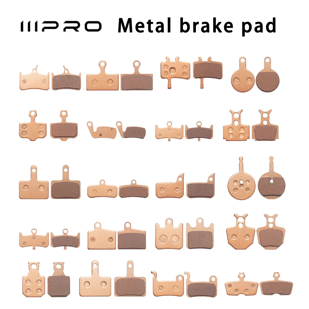 وسادات فرامل قرصية IIIPRO - معدنية ملبدة لـ MT200/M355/M785/MT2، SRAM BB7، Hope |   وسادات فرامل الدراجة الجبلية والطرق تناسب الجميع