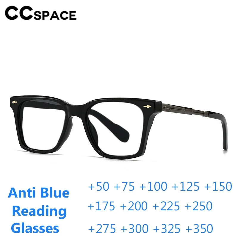 Anti Blue Light Reading Glasses Men Lady Square Retro Optical Presbyopic Eyeglasses +50+100+150+200+300+350 301189