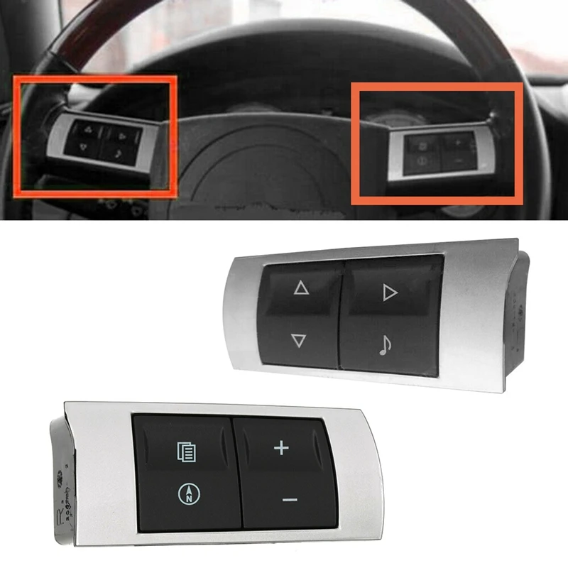 Car Multifunction Steering Wheel Switch Button For Chrysler 300 300C Dodge CHARGER 2005-2010 0UZ571ZAAD 0UZ561ZAAD