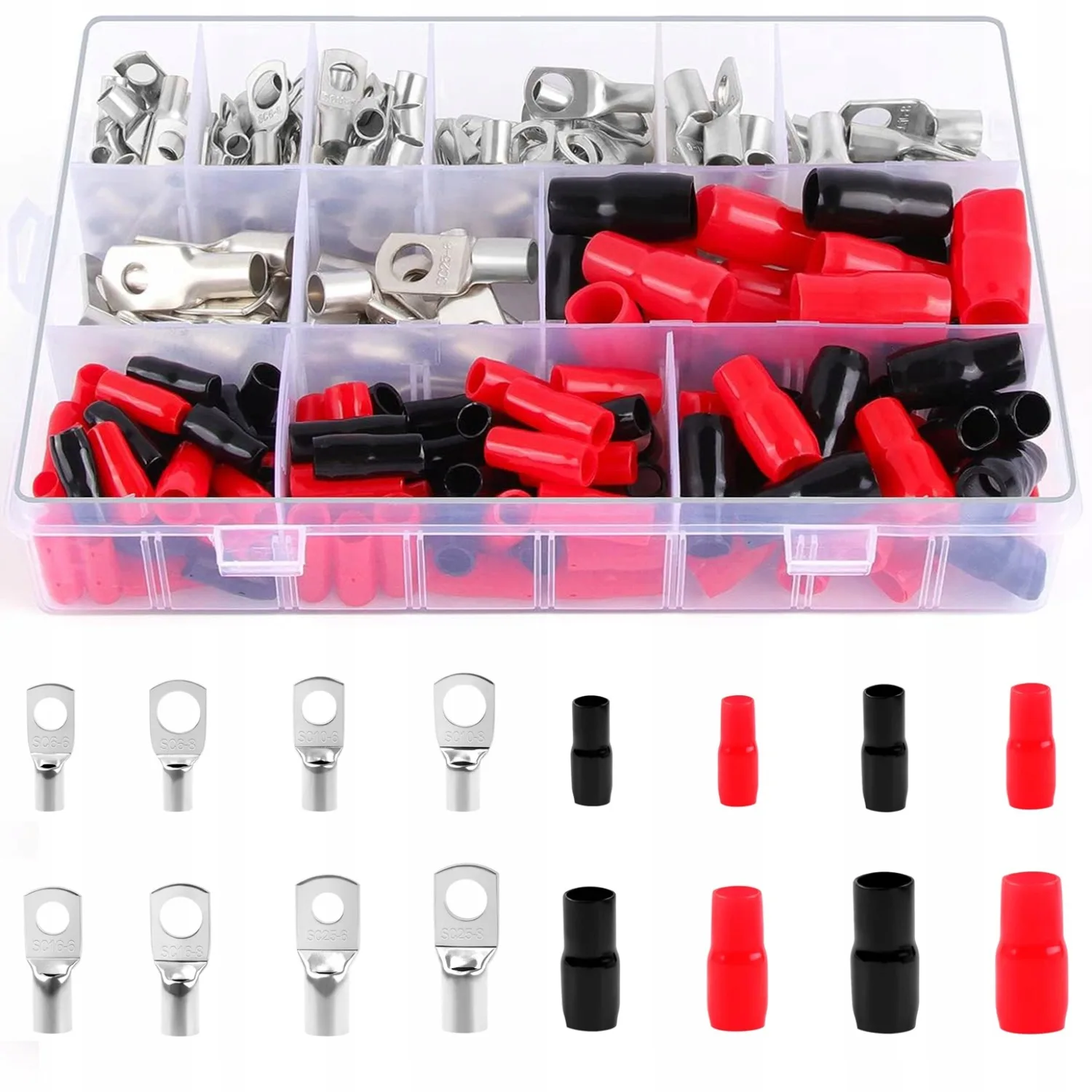 

Practical Set Tubular Cable Ends 240pcs Cable Ends Set