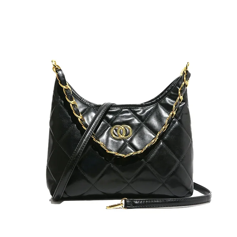 

2025 New Chain Stitched Tote Bag - Crossbody/Shoulder Purse, Retro Minimalist Handbag for Women, Versatile Work & Daily Use‌