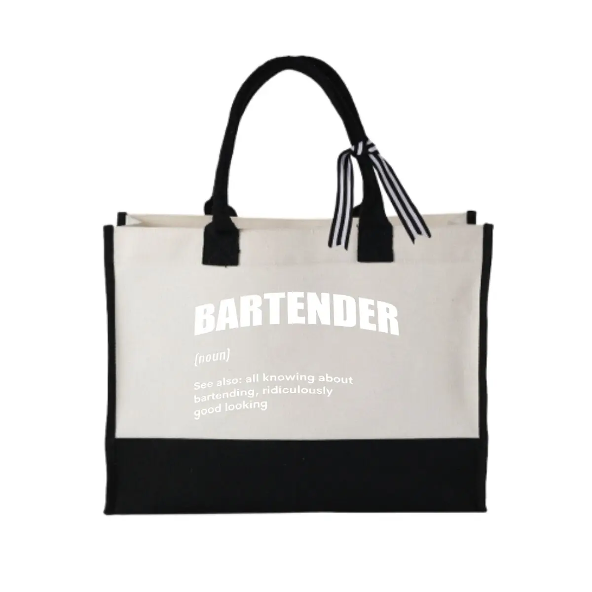 Barman Vibe Modieuze patchwork canvas cadeautas voor feestartikelen