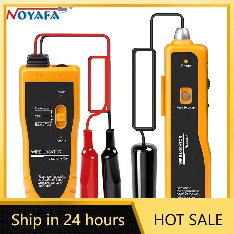 NOYAFA NF-816/NF-816L Underground Cable Locator,Wire Tracer With Earphone Cable Tester Instrument Concealed Line Circuit Tester