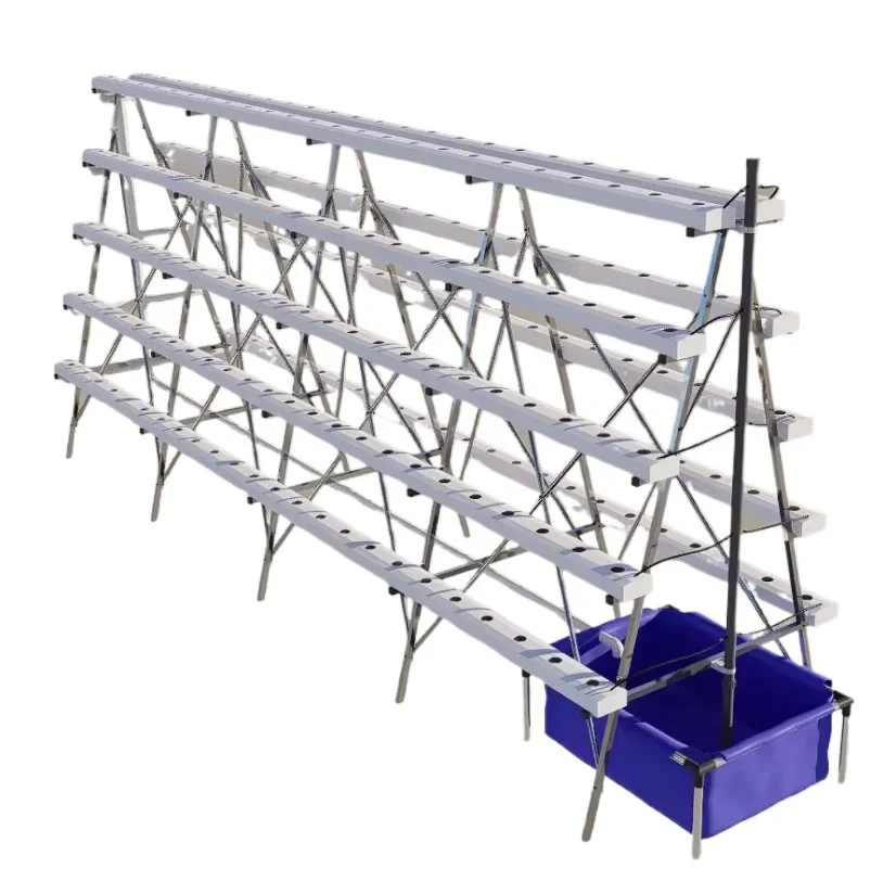 Lyine Agriculture Planting Nft Hydroponic System Nft Strawberry Rack