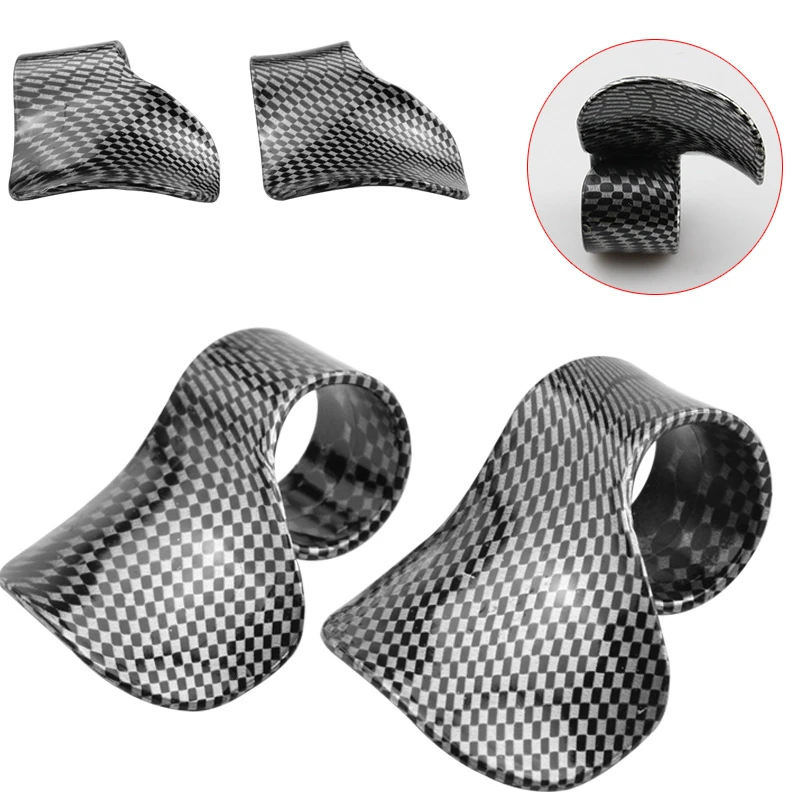 Motorcycle Moped Refitted Accelerator Handle Sleeve Accelerators Fixing Carbon Fiber Color Handle Auxiliary Booster Accessories