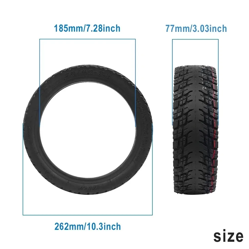 11 Zoll 70/60-7.5 Reifen für Ninebot Max G3 ZT3 ZT3Pro Vakuumreifen Selbstversiegelnder Reifen Vollgummireifen Roller-Zubehör Selbstheilend – Detail 37