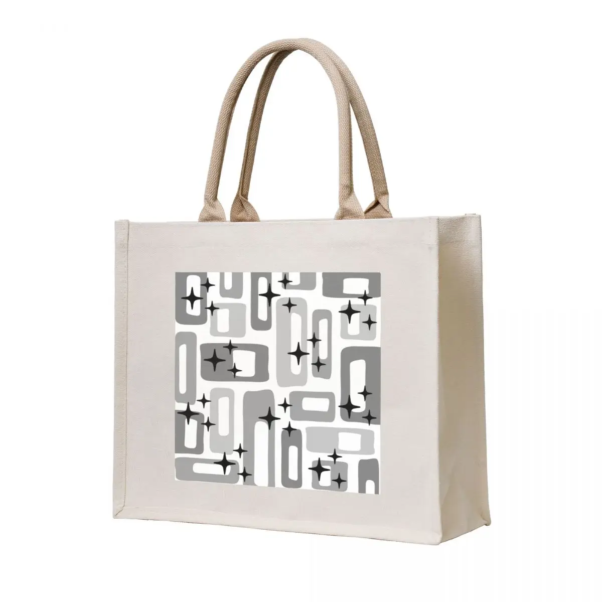 Retro Mid Century Modern Abstract Pattern 159 Tote Bag shopper bag woman tote bags aesthetic Women's shopper shopper bags