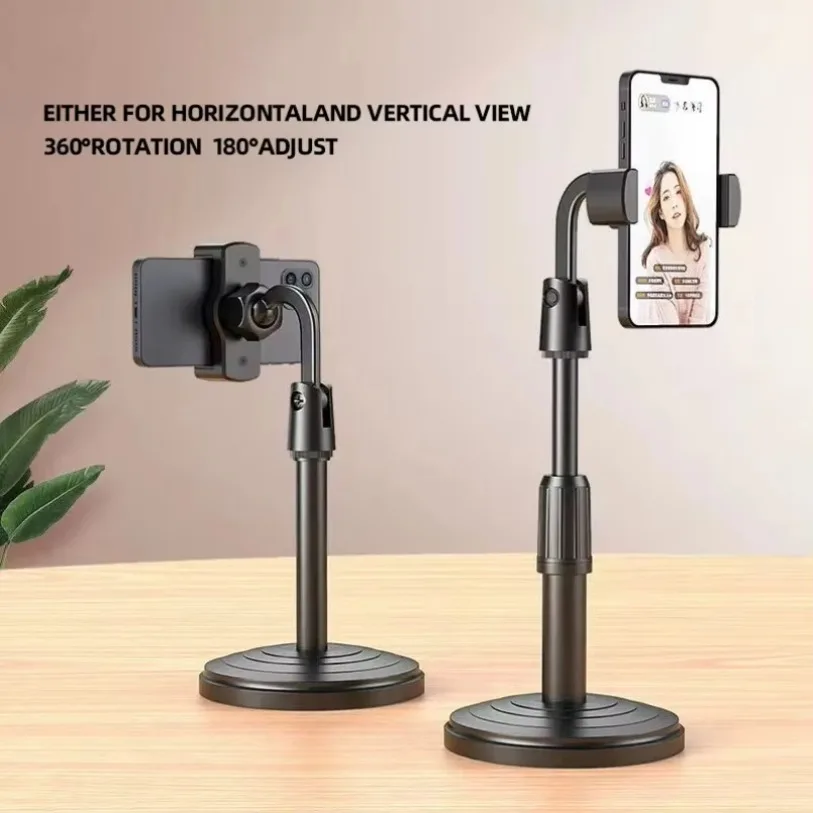 

360° Rotatable Weighted Anti -Slip Base Desktop Desk Lazy Foldable Adjustable Flexible Arm Universal Holder For iPhone Samsung