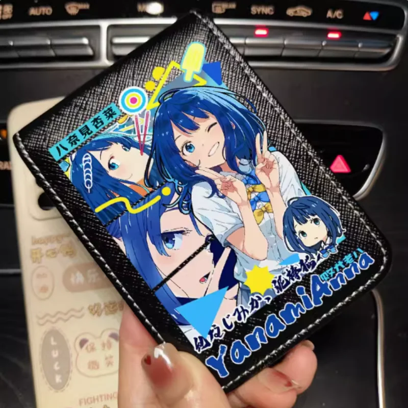 Anime Makeine: Too Many Losing Heroines! Blue Hair Girl Fashion Wallet PU Purse Card Cash Holder Bag Cosplay Gift B1770