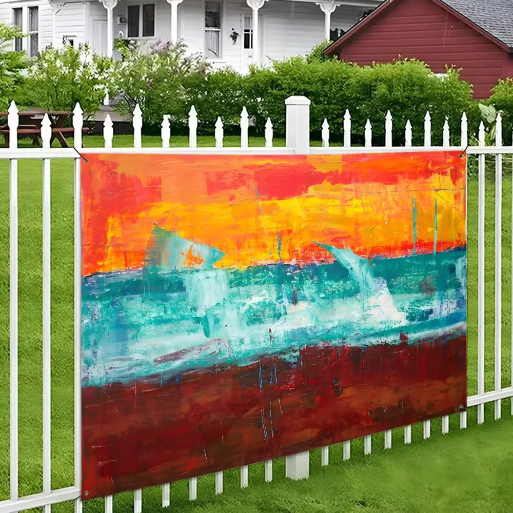 M-Mark Rothko Abstract Art Flags Wall Hanging Tapestry Outdoor Decorative flag Background Blanket