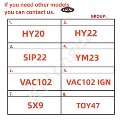 lishi tool 2IN1 HY20 HY22 SIP22 YM23  VAC102 IGN SX9 TOY47 HU136 HON42/41 FOR BYD(01 01R F0) FOR WULING TOY51 HU134 HON63 HON77