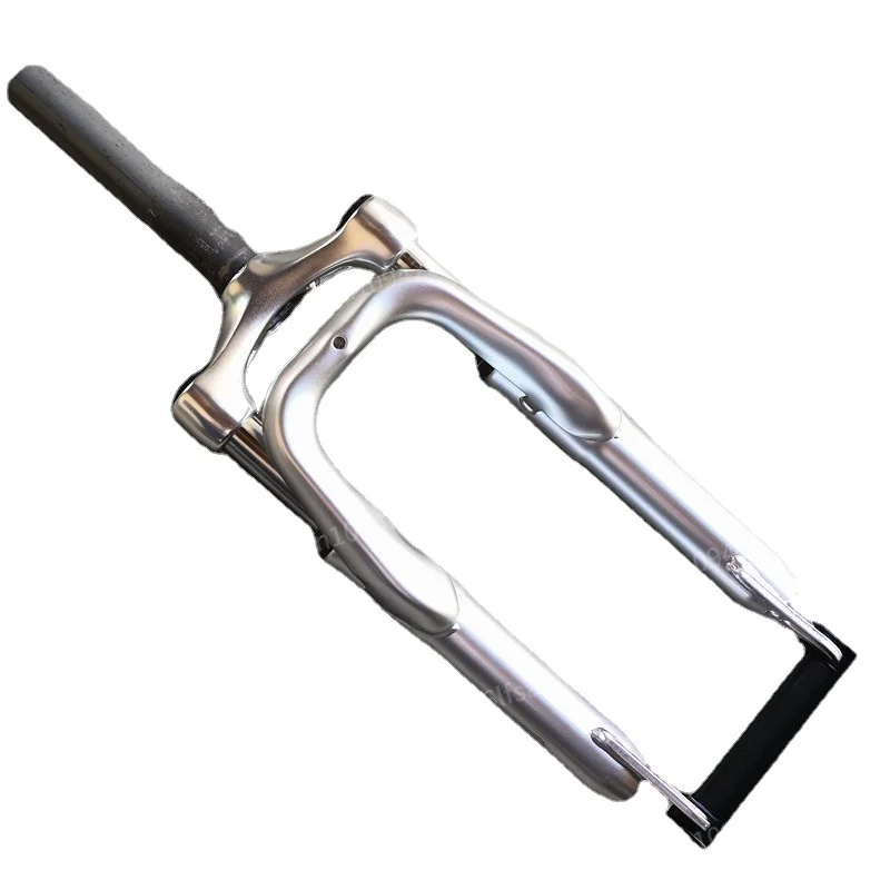 

20 Inch Mountain Bike Folding Bike Suspension Front Fork Disc Brake Aluminum Shoulder Iron Leg 28.6×150mm Toothless