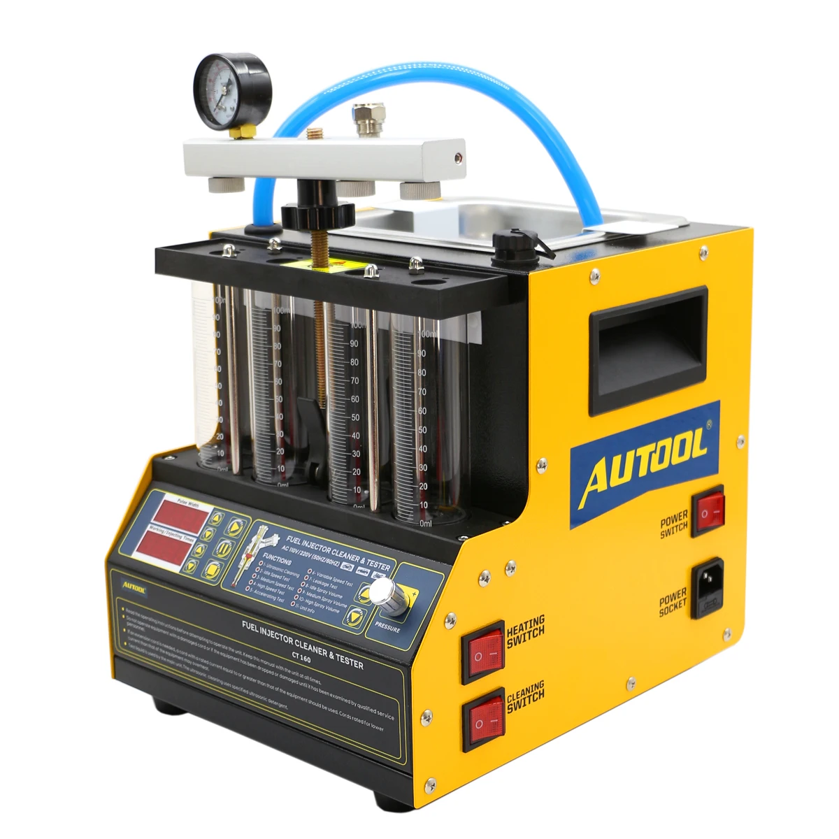 

AUTOOL CT160 Fuel Injector Diagnostic Machine and Fuel Injector Cleaning Tester 220V