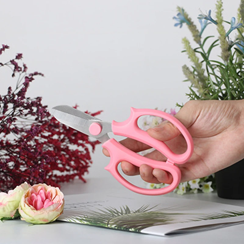 1 Cái Vườn Kéo Hoa Kéo Cắt Chuyên Nghiệp Hoa Cạp Chun Thoải Mái Cầm Nắm Cắt Tỉa Cắt Mới