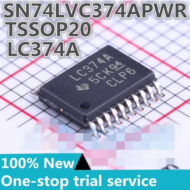 %New 5-100pcs SN74LV244ATPWR SN74LVTH541PWR SN74LVC374APWR SN74LVC240APWR Silk-screen LV244AT LXH541 LC374A LC240A TSSOP20