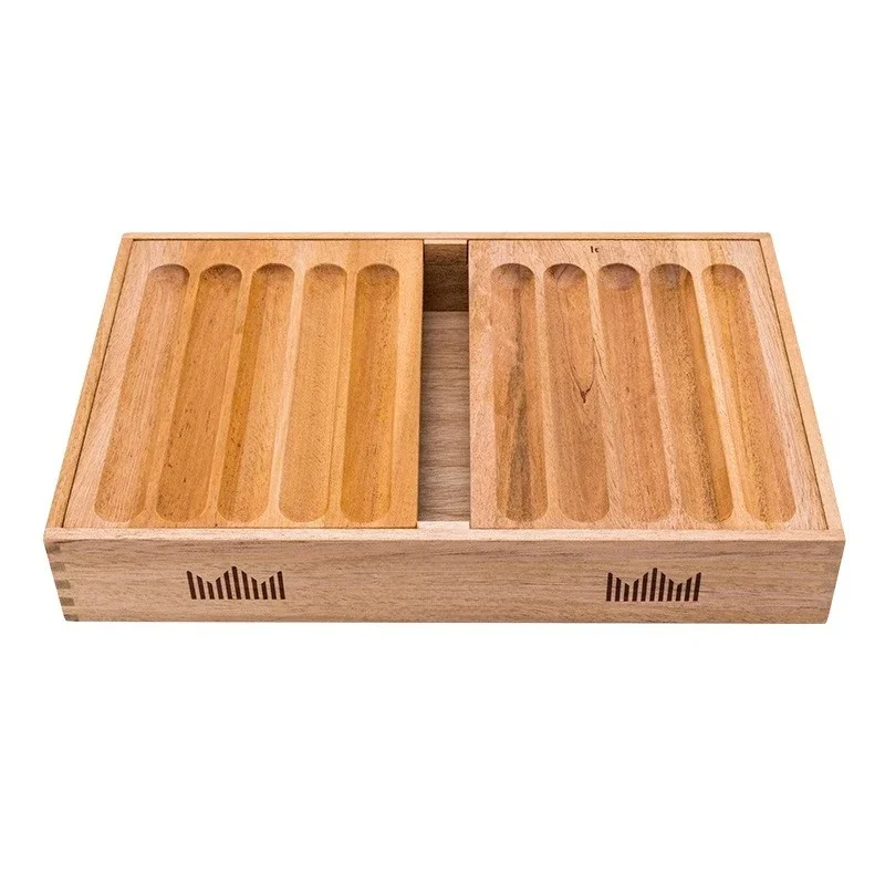 

Cigar Tray, Double Cedar Accessory Storage Tray, Portable