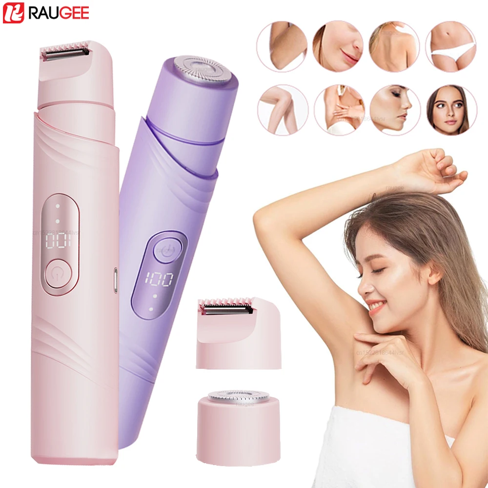 

Electric Shaver for Women Female Body Epilator Woman's Razor Bikini Trimmer Electric Hair Removal for Body Legs Face Mustache