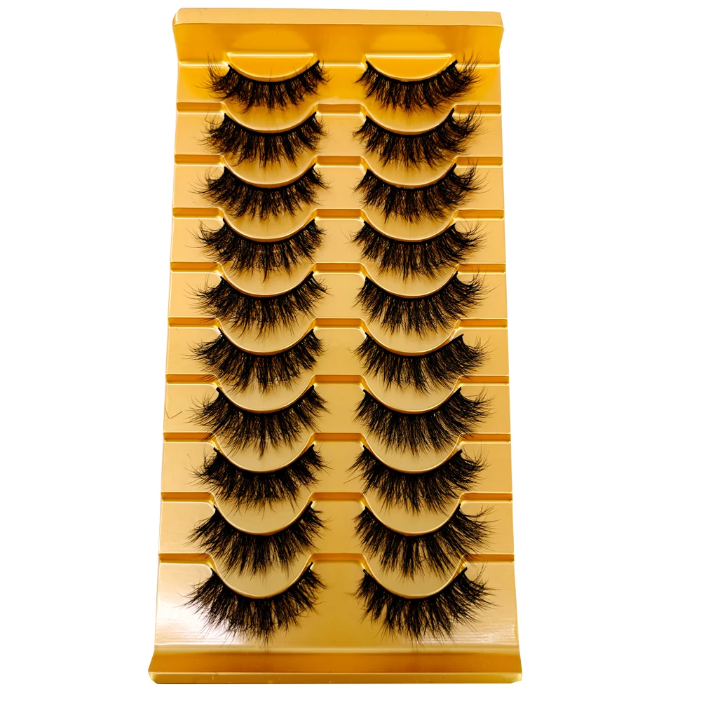 38 Stile 10 Paar Natürliche Lange 3D Nerz Falsche Wimpern Make-up-Set Nerz-Wimpernverlängerung Kurze Wimpern – Detail 35