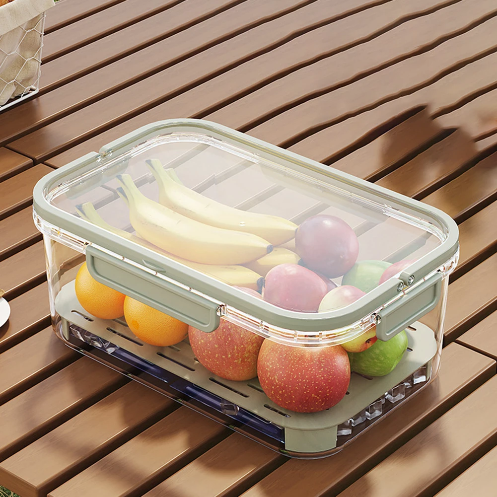 Cabinet Dry Goods Shelf Life Food Container Ice Bag Ingenious Design Kitchen Storage Box Low Temperatures Note