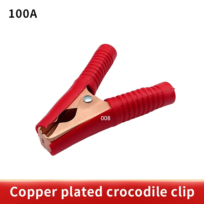 Hot Car Alligator Clips Battery Clamps Crocodile Clip 100A Red+Black