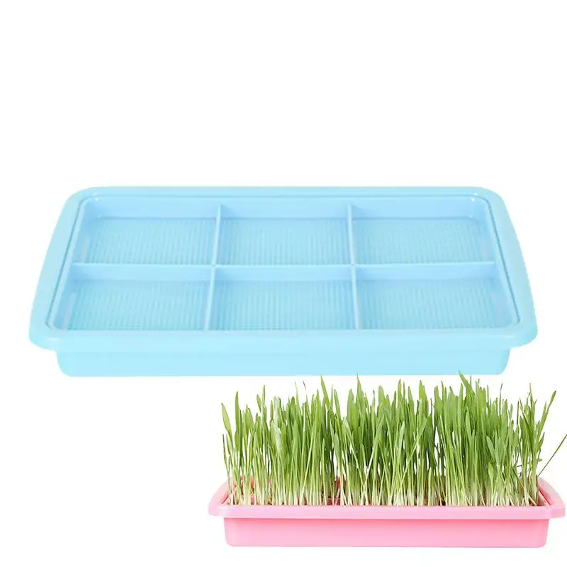 Sprouter Tray Microgreens Growing Trays Seedling Starter Tray Microgreens Plant Propagation Trays Healthy Wheatgrass Grower