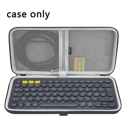 Geekria K380 Wireless Keyboard Carrying Case, Protective Travel Bag for Small Compact Keyboards