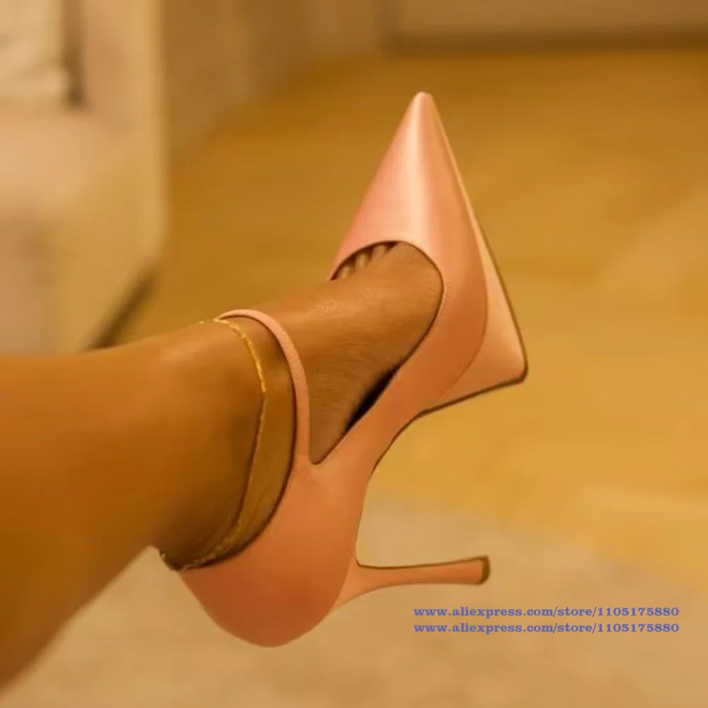 منصة الكاحل أبازيم الأشرطة الصنادل مدبب تو عالية الكعب مضخات مصمم النساء فستان أحذية الحفلات Sandalias De Mujer Verano #5