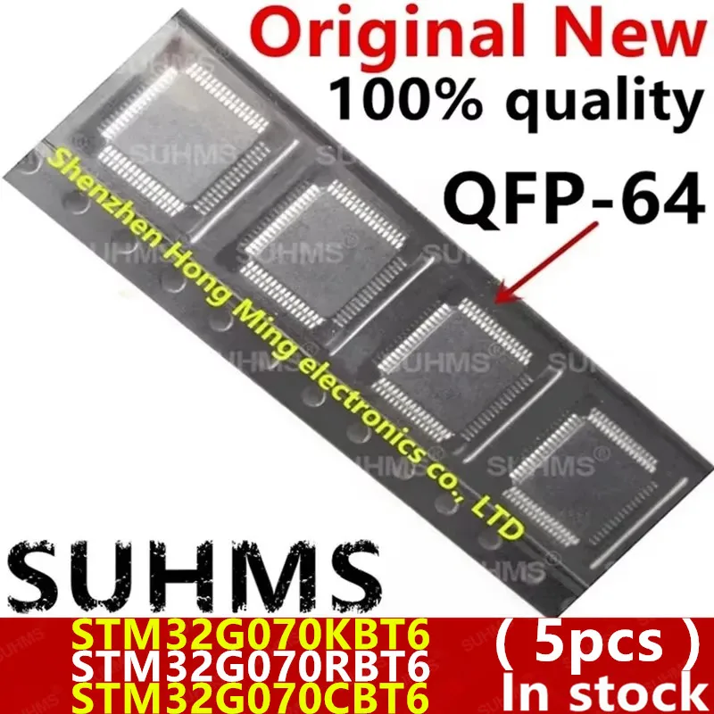 (5 Stück) 100 % neuer STM32G070KBT6 STM32G070RBT6 STM32G070CBT6 STM32G070 KBT6 RBT6 CBT6 QFP-64 Chipsatz