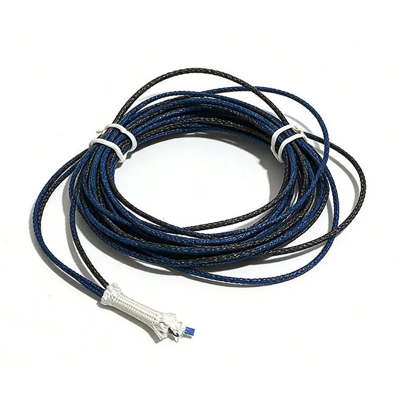 1PC PT100 Type Thermal Resistance Fiberglass Temperature Sensor -70℃~550℃ 2wire 500mm/1000mm Precision 2B/B/A Flame-retardant