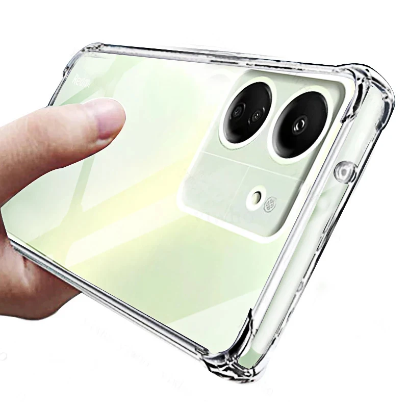 Transparente Handyhülle für Redmi 13C 12c 10C 9C Klare weiche Silikonhülle für Xiaomi Redmi 12 4G 5G Shell 13 12 10 C A 9 C – Detail 4