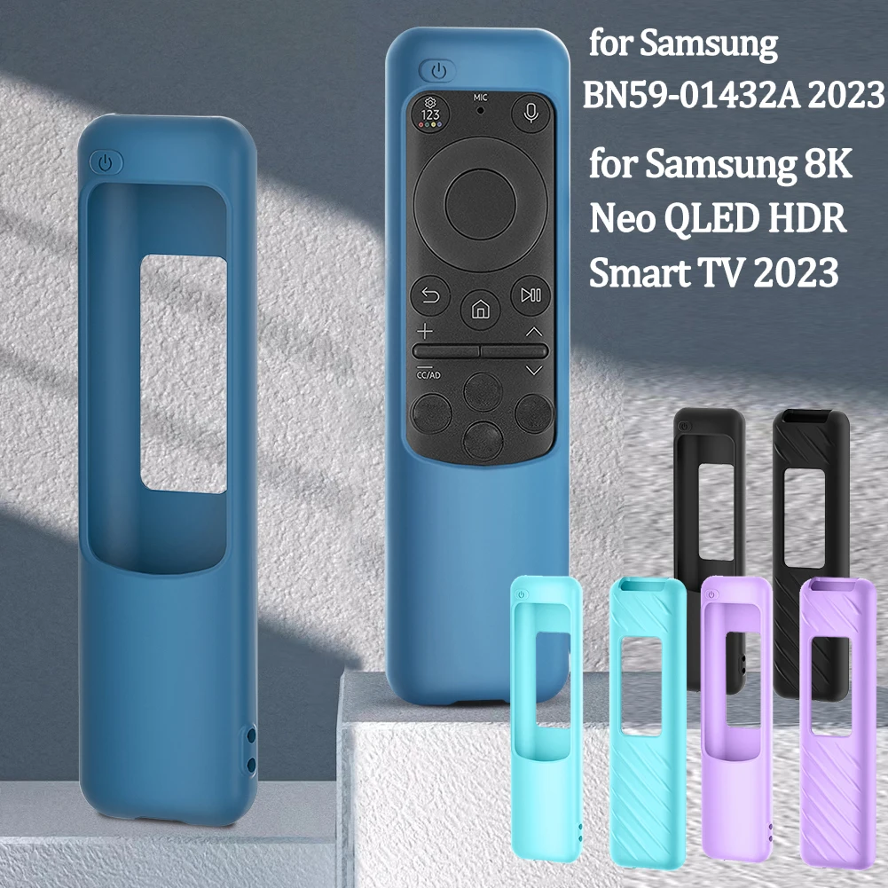 Silicone Case For Samsung 8K Neo QLED HDR Smart TV 2023 Shockproof Remote Control Protective Cover for Samsung BN59-01432A 2023