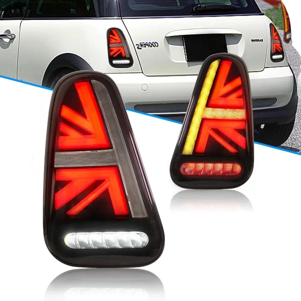 Brake lights Rear light assembly For 2001-2007 BMW MINI  Coooper R50 R52 R53 LED Retrofit Running lights Tail Lamp  Signal cover