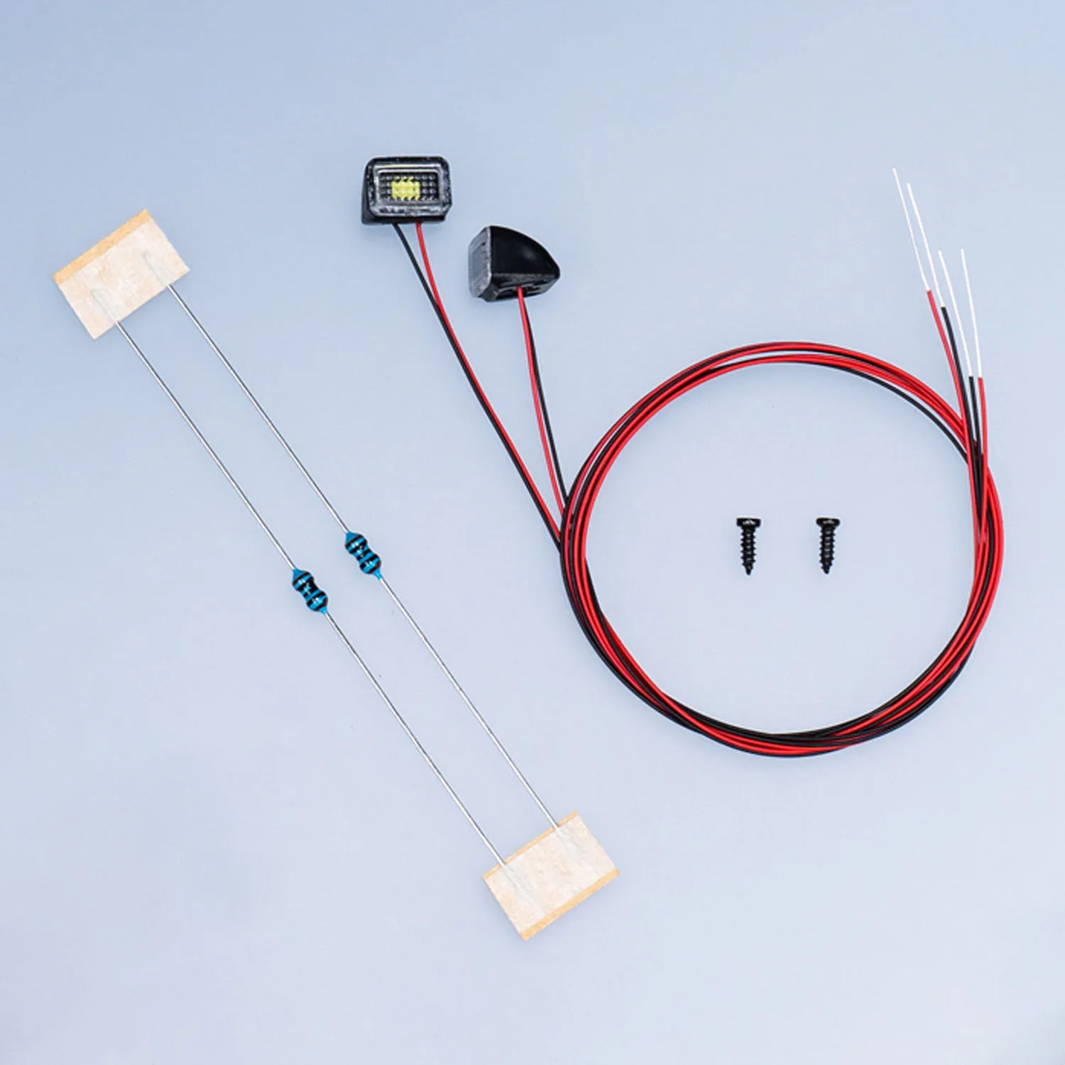 

1/14 1Pair Plastic Warning Light Clearance Lamp for DIY Tamiya Radio Control Tractor Truck SC 770S 56360 3363 RC Lorry Model