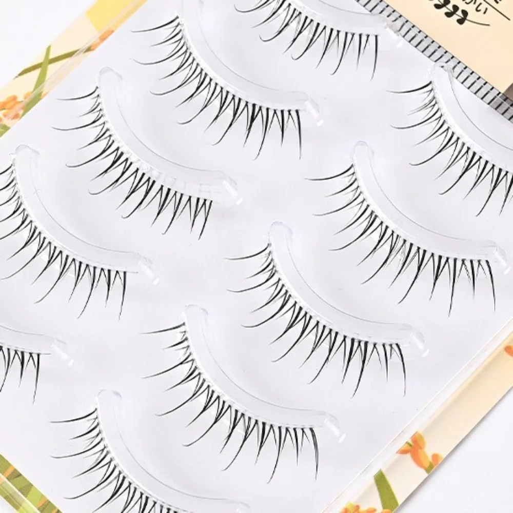 Fofo fino clusters completos cílios postiços maquiagem profissional cílios extensão longo diy tira completa cílios feminino