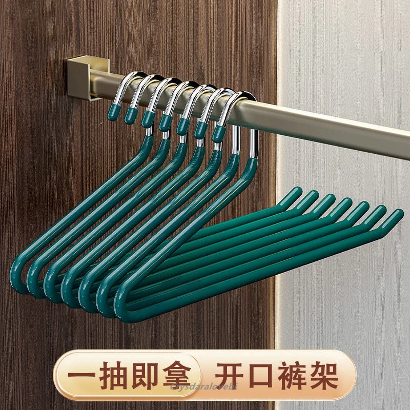 

10pcs Z-shaped Trousers Clip Goose Trousers Hanger Adult Hanger Non-slip Seamless Hanger Household Bold Thickened Trousers Clip