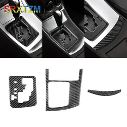 LHD RHD Carbon Fiber Gear Shift Cover Car Sticker For Mazda 3 Axela 2010 2011 2012 2013 Car Accessories