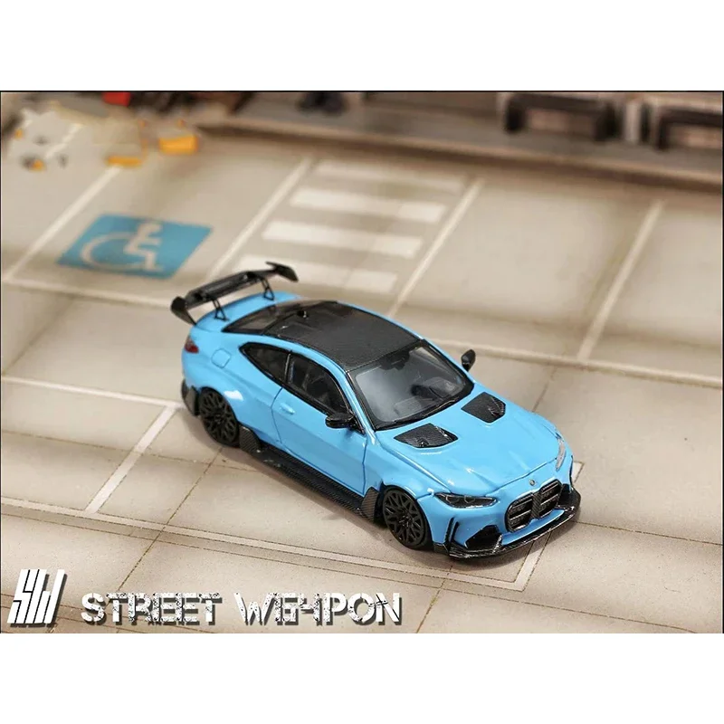 SW 1:64 G82 M4 Diecast Diorama Car Model Collection Street Weapon Warrior