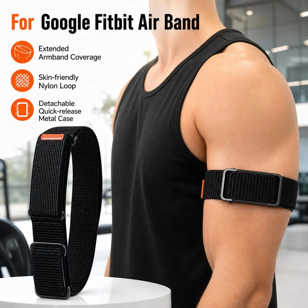 Bicep Strap for Google Fitbit Air Band New Nylon Woven Fitness Tracker Replacement Wristband/armband for Google Fitbit Air Strap