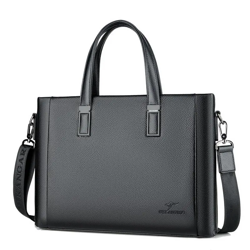 高級ブランドメンズ本革ブリーフケース牛革ビジネスハンドバッグ14インチラップトップバッグメッセンジャーバッグ서류가방 남성マレティンオムブレ