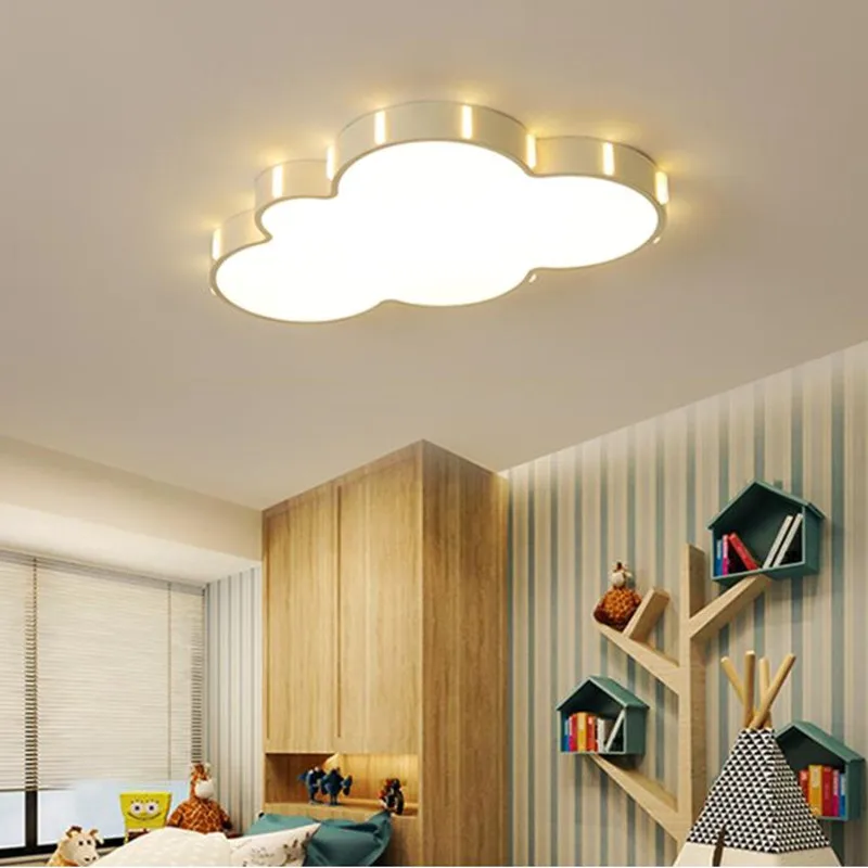 

New ultra-thin LED Ceiling Lights children room study room remote control modern ceiling lamp plafonnier led Cloud Ceiling