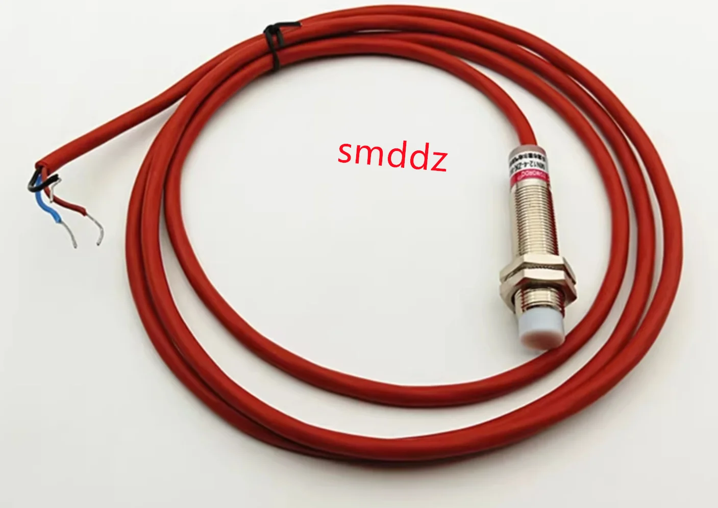 1 piece,  High temperature metal induction 4mm three wire NPN normally open 12V/24V DC, proximity sensor: MN12-4-ZK-W200