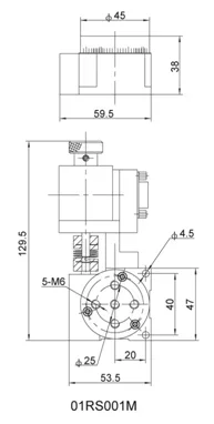 01 RS 001 M Motorized Precision Rotary Stage